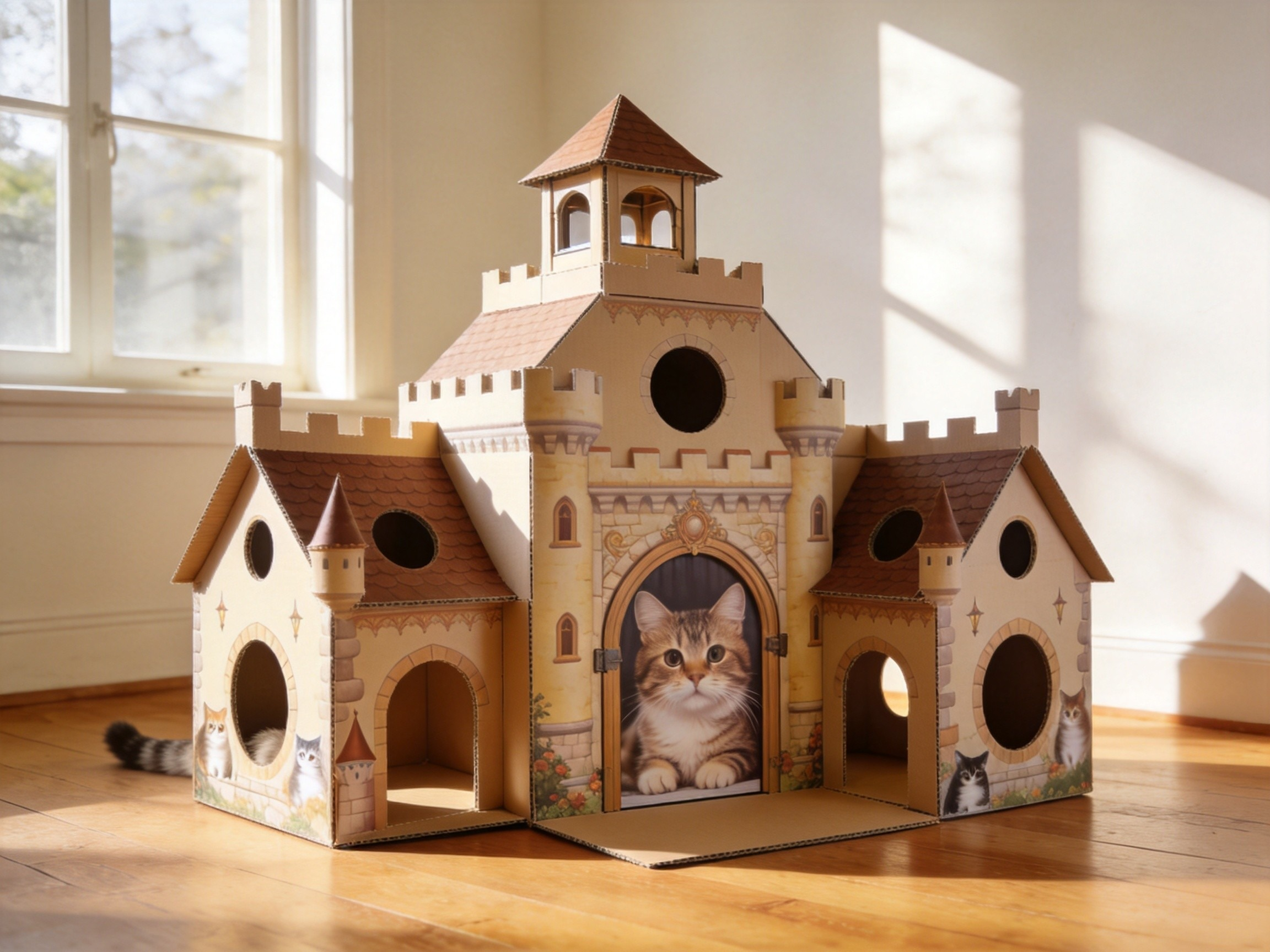 宠物大别墅 Corrugated Pet Villa